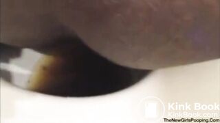 Liquid shit from black girl