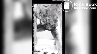 shitting and smearing with amazing ass BW1