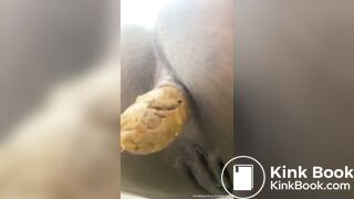 POV Ebony Scat Close-Up