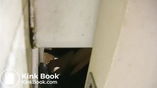 constipation woman pushing finger into her anus