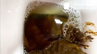 POV shit piss and masturbating