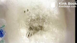 POV shit piss and masturbating