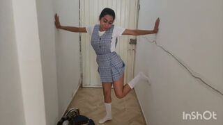 Latina Panty Messing Amateur