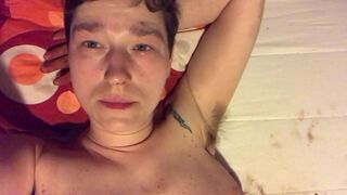 Natural MILF shits in bed then sleeps in it 2/2