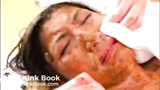 Japanese toilet slave drowned in shit...