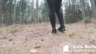BLACK GIRL DUMP IN NATURE