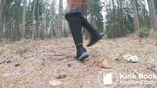 BLACK GIRL DUMP IN NATURE