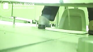 Japanese women's toilet poop