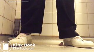 Woman poops her pants (a rather alternative angle)