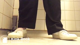 Woman poops her pants (a rather alternative angle)