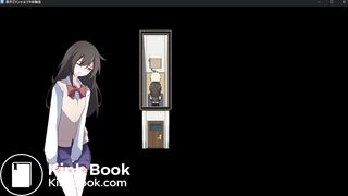 cute girl pee at home