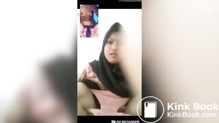 teteh vc sambil boker