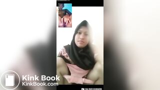 teteh vc sambil boker