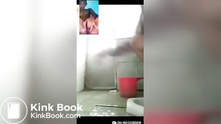 teteh vc sambil boker