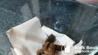 Czech Pornstar Rado Viker shits in a bowl