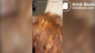 Sexy milf gets fucking in shitty as while shittinh