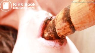 Tasting her own scat