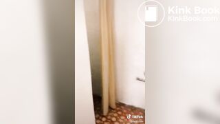 Cute tik tok girl pooping