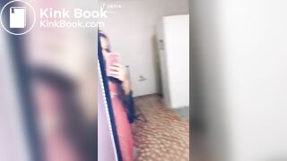 Cute tik tok girl pooping