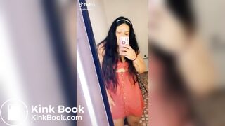 Cute tik tok girl pooping