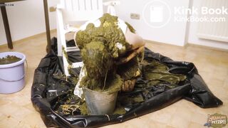 Dirty Dung Dirndl - masturbation in cowshit