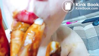 Cam Slut Does Dirty Anal and Tastes Part 2