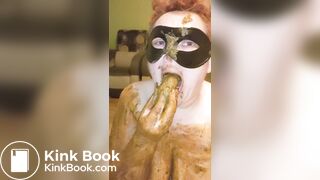 Suck dildo made ftom shit