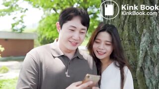 Sexy Asian woman in swimsuit diarrhea desperation