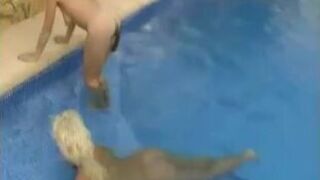 Poop in pool