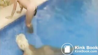 Poop in pool