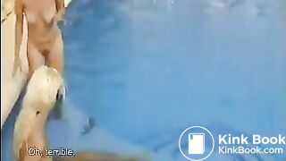 Poop in pool