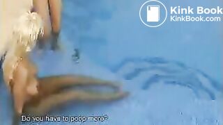 Poop in pool