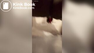 Shy ebony anal play and shit