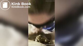 cheerleader scat blowjob snippet