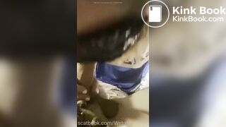 cheerleader scat blowjob snippet