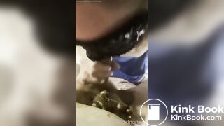 cheerleader scat blowjob snippet