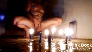 Squirting Out Candles & Pooping