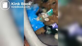 Slave cunt tasting stranger's scat