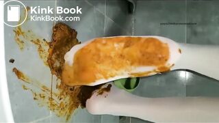 vista previa de seda blanca un montón de caca