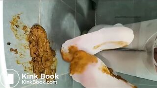 vista previa de seda blanca un montón de caca