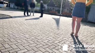 Public shit outdoor restaurant