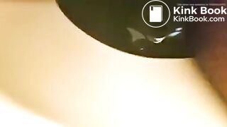 Ebony toilet poop - video 9