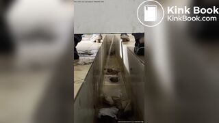 Diarrhea pooping in Chinese female toilet