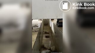 Diarrhea pooping in Chinese female toilet