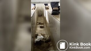 Diarrhea pooping in Chinese female toilet