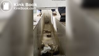 Diarrhea pooping in Chinese female toilet