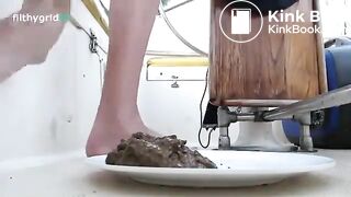 Hot creamy shit on boat