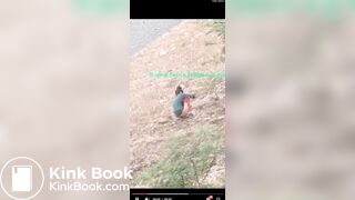 Village girl outdoor shitting video