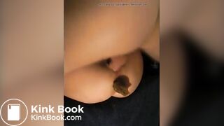 pussy to ass, messy anal after she shits