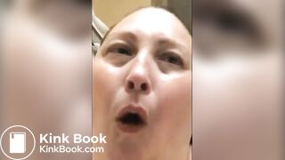 Sexy bbw shits and eats it